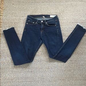 Rag and Bone high rise skinny jeans